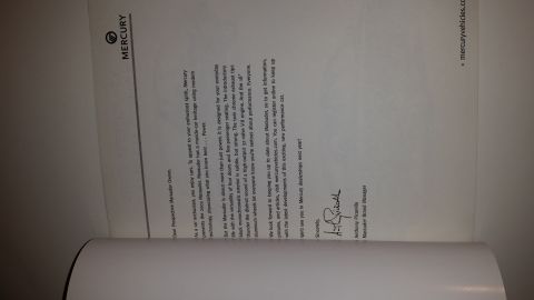 2003 Mercury Marauder - The pages of press kit #2 *SOLD*