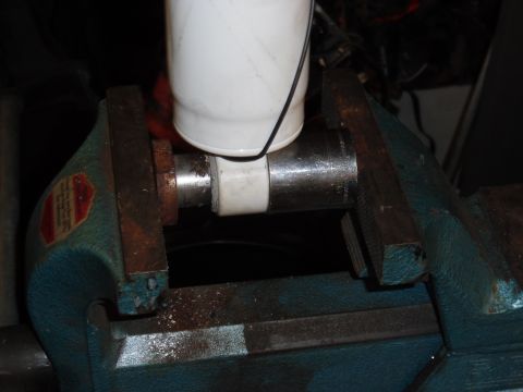 1993 Ford Bronco - This new shock comes with a rubber bushing that will last 30-60Kmi, but I want one that will last forever. An ~18mm deep socket is about th…