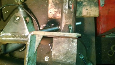 1992 Ford Bronco - Straightened out with hammer, anvil, and vise.