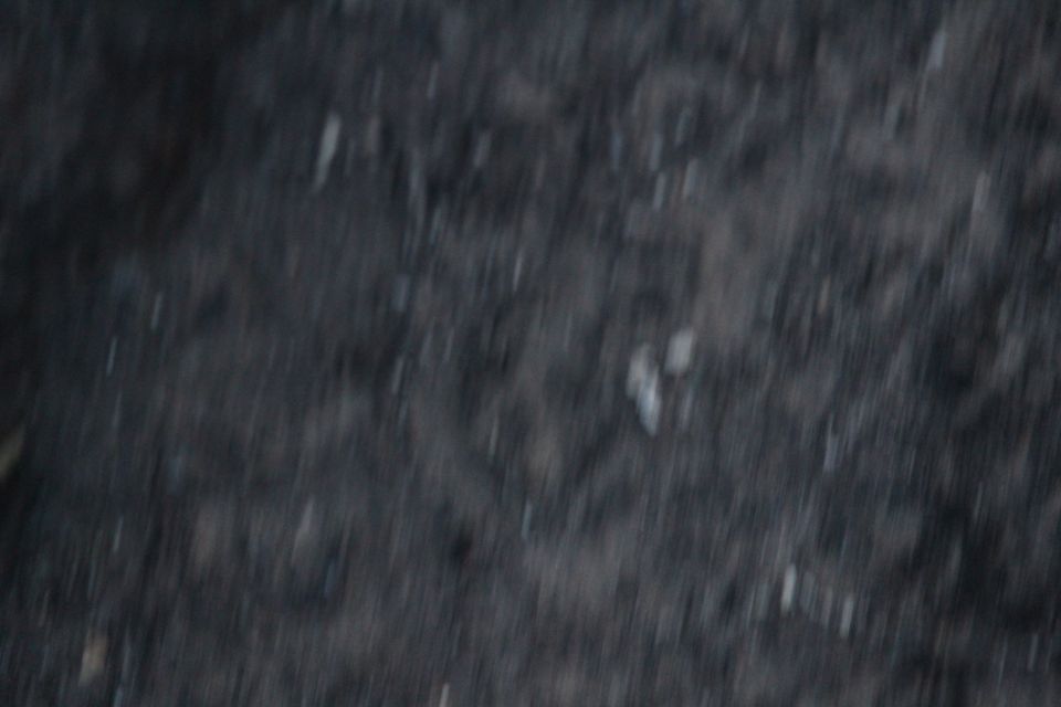 Blurry dark textured surface with small light specks