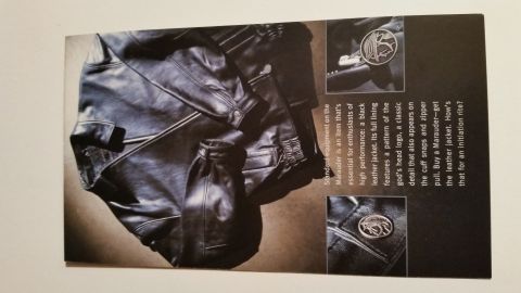 2003 Mercury Marauder - Small ad for the Marauder leather jacket. $20