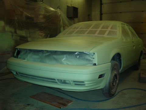 1990 Ford Taurus - Here is a shot of the primer.