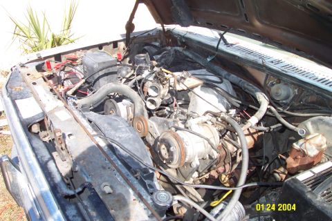 1985 Ford Bronco - 85 Bronco - engine before