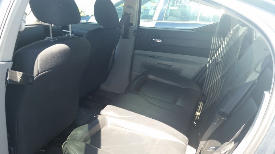 Rear seat interior of a Dodge Charger