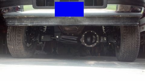 1996 Ford Bronco - Looks nice with out the steering components. I'm proud of the work I've completed so far.