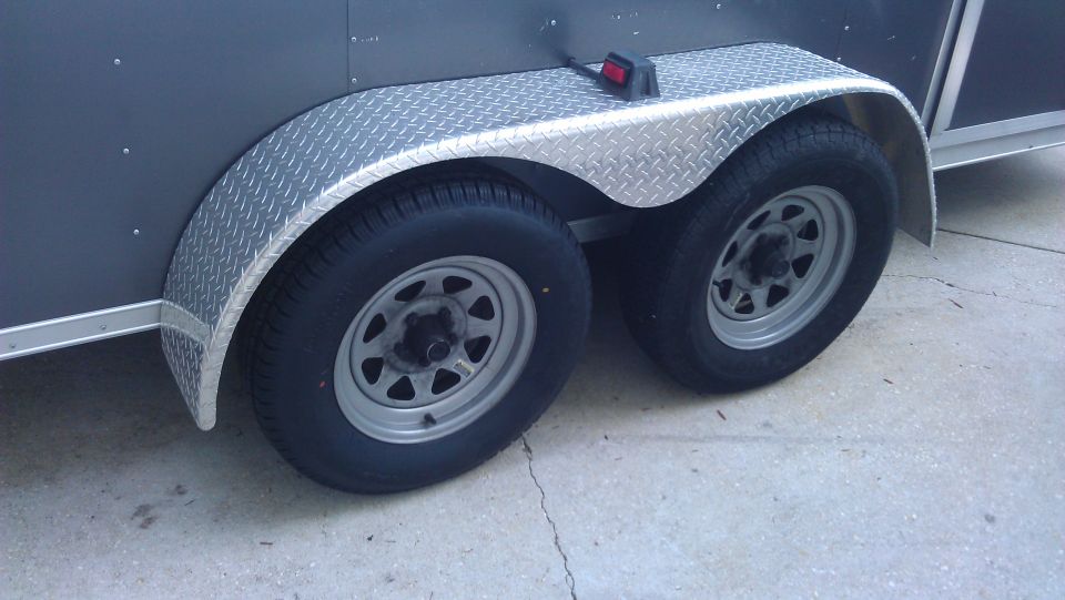 New rear trailer tires.