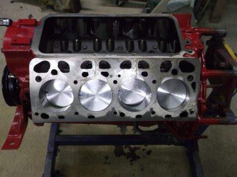 1957 Ford Custom Sedan - New Speed Pro cast stock replacement pistons ( .060") with new Hastings plasma rings. Rods are stock 292 that have been re-bushed with…