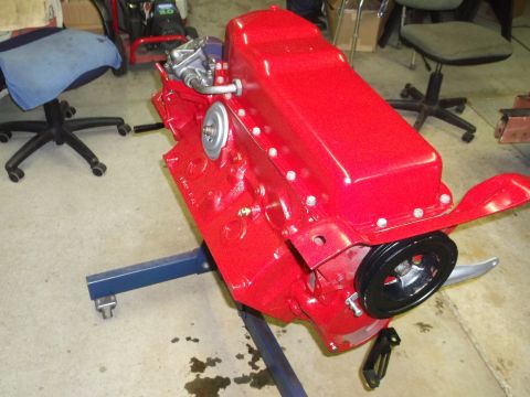 1957 Ford Custom Sedan - New Mellings HD oil pump, drive shaft & screen, truck rear sump oil pan.