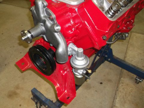 1957 Ford Custom Sedan - New water pump & fuel pump.
