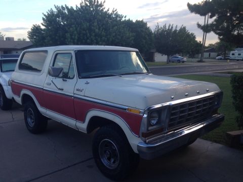 1978 Ford Bronco - The bronco when I got it before restoration June 2014