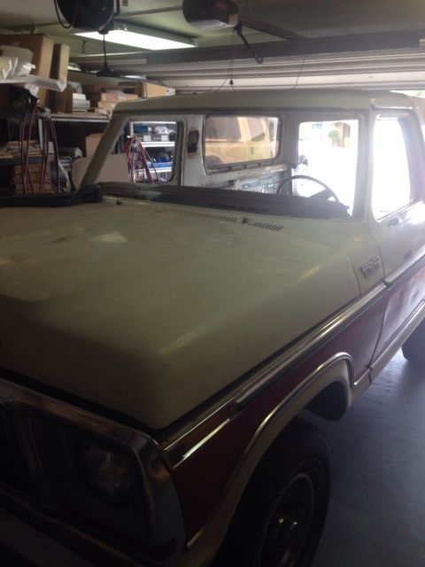 1978 Ford Bronco - Starting to strip it down for the restoration October 7 2014