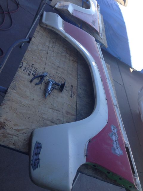 1978 Ford Bronco - Starting on body work with stud gun February 24 2015
