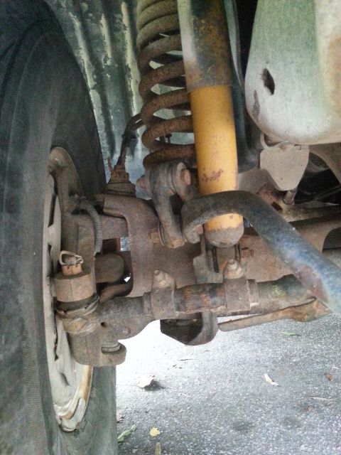 1994 Ford Bronco - neg camber after bumpy road