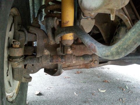 1994 Ford Bronco - neg camber after bumpy road