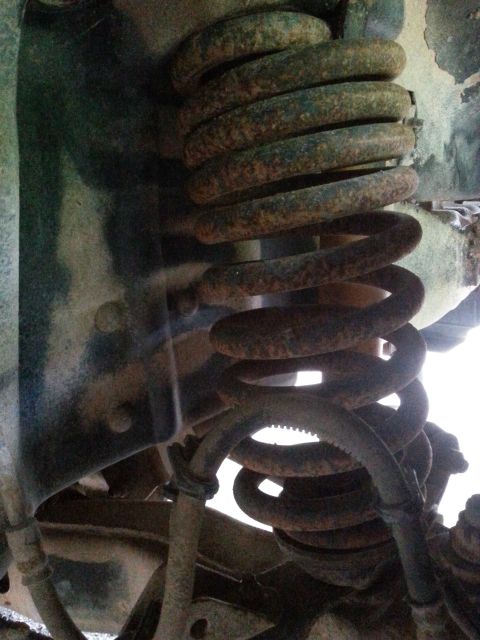 1994 Ford Bronco - neg camber after bumpy road