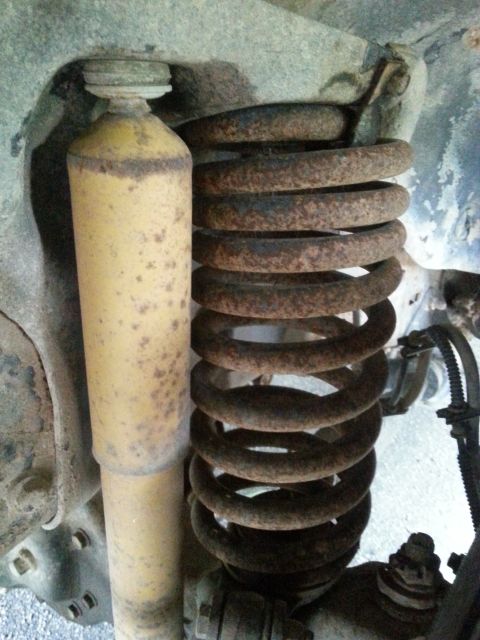1994 Ford Bronco - neg camber after bumpy road