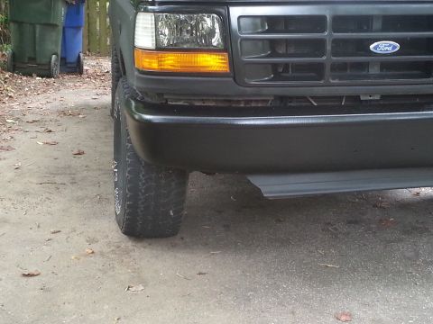 1994 Ford Bronco - neg camber after bumpy road