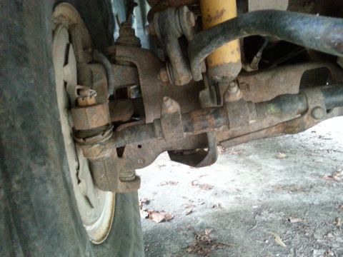 1994 Ford Bronco - Pos camber before driving