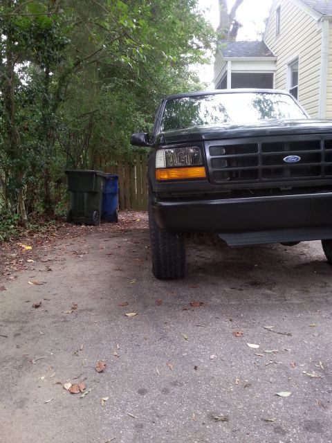 1994 Ford Bronco - Pos camber before driving