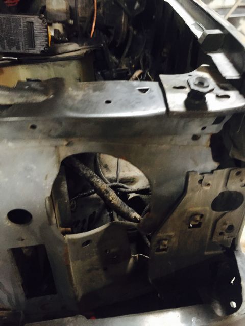 1988 Ford Bronco - Engine bay components and wiring are visible in this close-up vehicle photo.