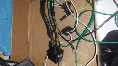 1996 Ford Bronco - Old wiring harness, looks burned to me. Not trusting it so I bought above harnesses.