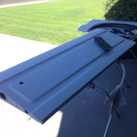 1978 Ford Bronco - Tailgate in primer march 7th 2015