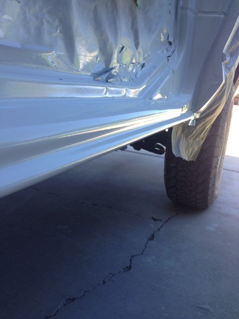 1978 Ford Bronco - Door jamb painted March 15 2015