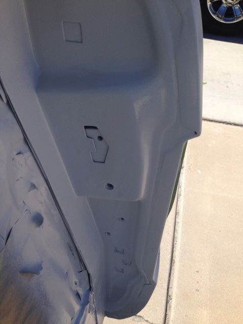 1978 Ford Bronco - Tailgate close up jammed March 15 2015