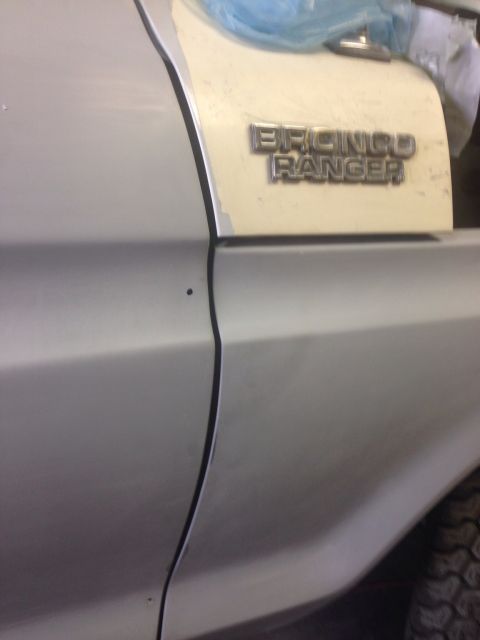 1978 Ford Bronco - Passenger side door gap march 18 2015