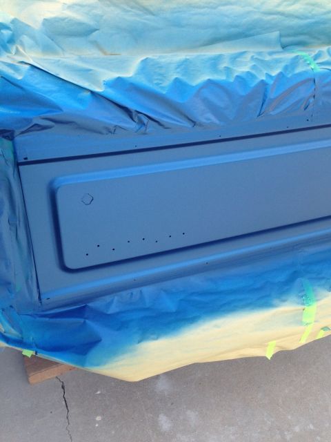 1978 Ford Bronco - Tailgate basecoat on April 7 2015