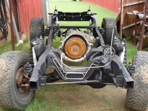 1993 Ford Bronco - I really wanted to clean & paint the trans & t-case, but I couldn't make any worthwhile progress with a wire brush. They would have to be s…
