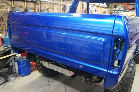 1979 Ford Bronco - This is the later (E7 part no.) tailgate but fits perfect. Just had to get later latches.