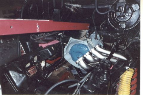 1979 Ford Bronco - headers before motor is good idea