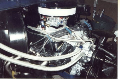 1979 Ford Bronco - I have since upgraded to blue Accell 8mm plug wires which look real nice