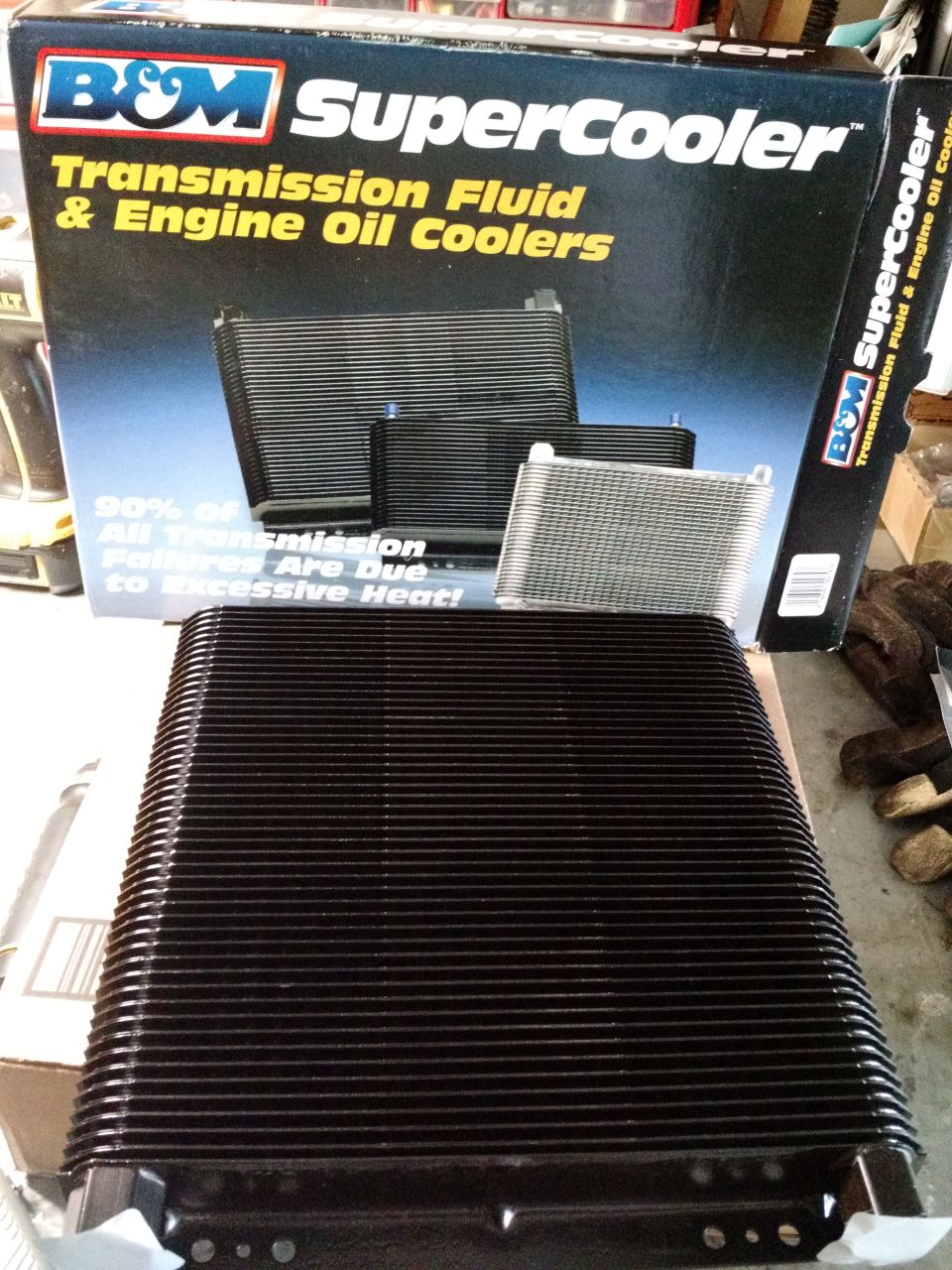 B&M transmission cooler. P/N 70274