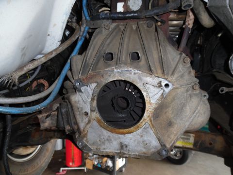 1983 Ford Bronco - Getting here was SO much quicker working in a shop on a lift with air tools, instead of in the driveway without even a trans jack... [url=h…