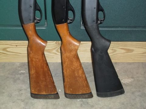 1995 Mercury Grand Marquis - Comparison of different shotgun stock materials and finishes.