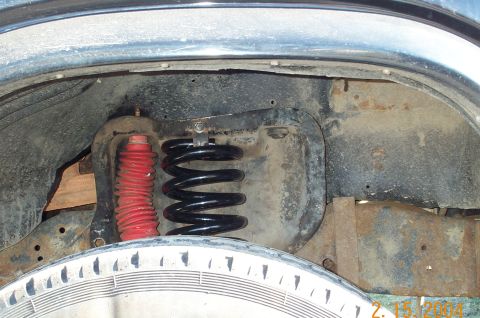 1986 Ford Bronco - 6"springs with quad shock towers installed