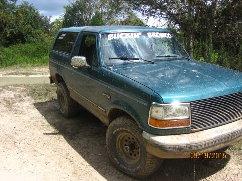 1996 Ford Bronco - 1996 Ford Bronco seen off-road on 09/19/2015.
