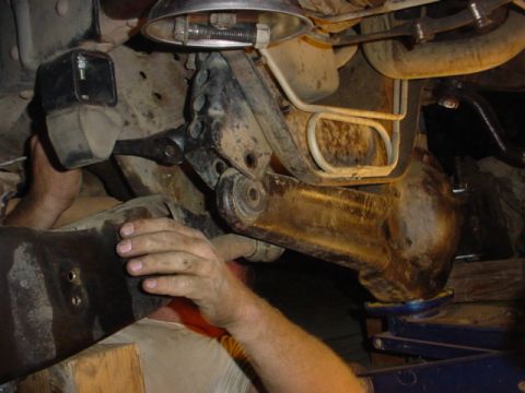 1988 Ford Bronco - Getting rid of the stock drop brackets