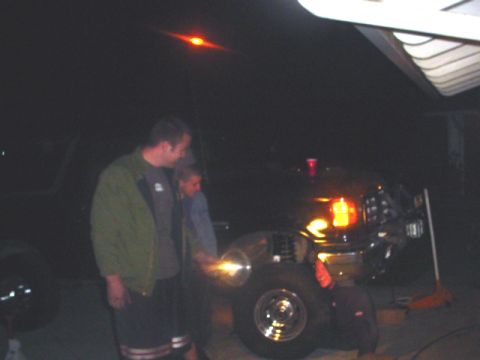 1988 Ford Bronco - Group shot, front end finished, those are 32's