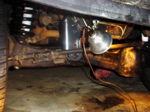 1988 Ford Bronco - Better view of passenger side drop bracket