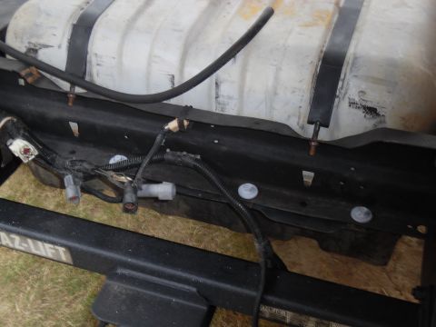 1993 Ford Bronco - Before mounting the gas tank, I brushed & sealed the nuts, bolts, & washers. I also turned the straps around so their nuts are at the rear…