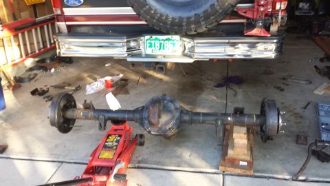 1996 Ford Bronco - New axle going in.