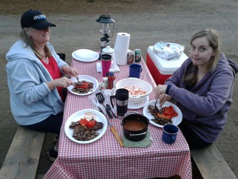 1996 Ford Bronco - Manchseter, Enjoying some fine Dining