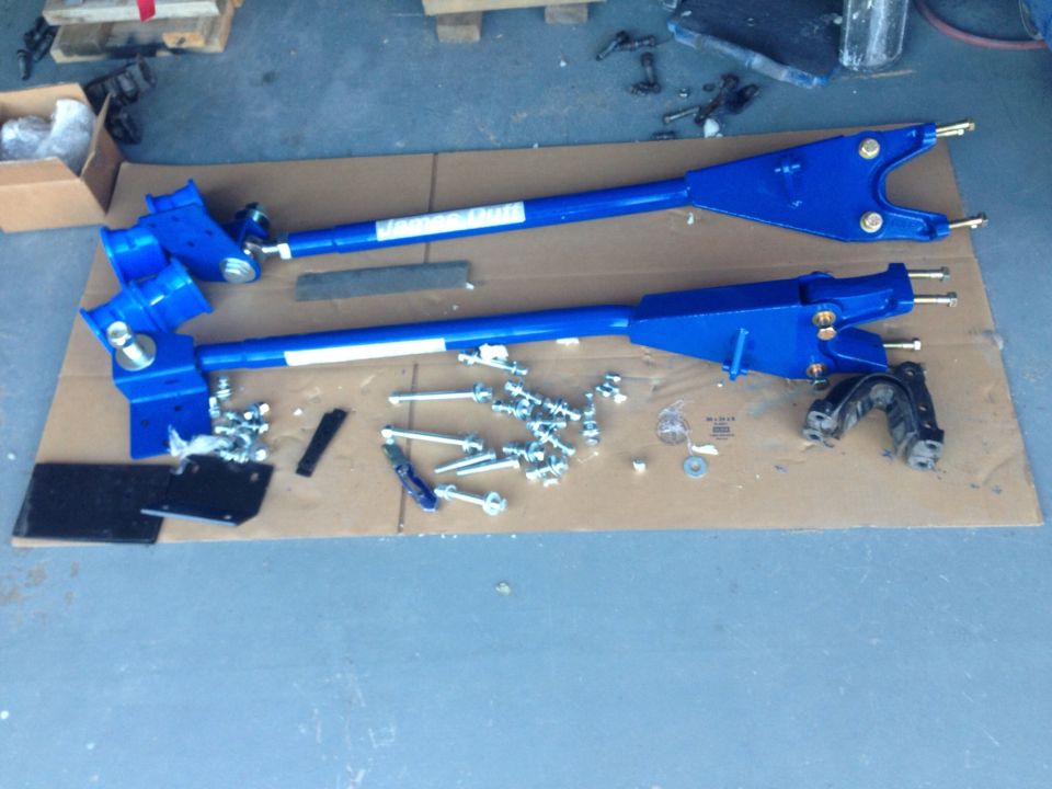 James Duff extended radius arms for the new lift