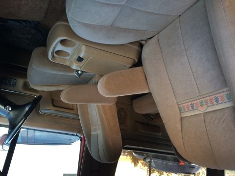 1991 Ford Bronco - Interior view of a 1991 Ford Bronco, highlighting the seats and console.
