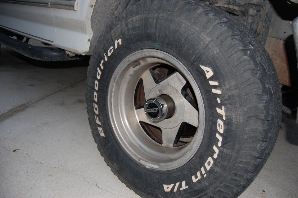 BFGoodrich All-Terrain T/A tire on a five-spoke wheel