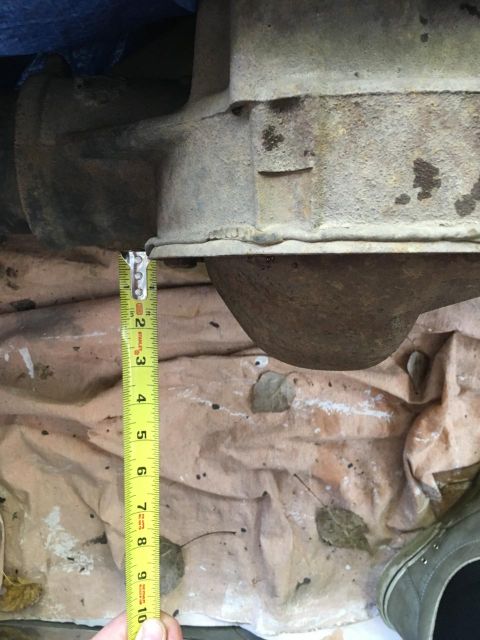 1996 Ford Bronco - stock diff cover distance