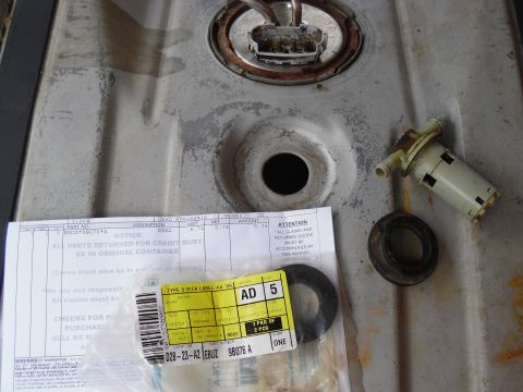 1993 Ford Bronco - 5.8L Fuel Tank Vent Grommet The original had softened & collapsed when the truck sat for 6 years, and it was starting to crack radially. So…